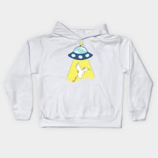 UFO Doo Doo duck Kids Hoodie